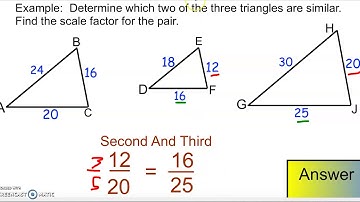 6 4 Prove Triangles Similar By SSS, SAS