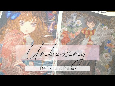 Unboxing 4 NEW Licensed Diamond Art Club Harry Potter™ Diamond