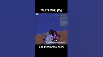 1v4 Dbs squad wipe    #phonk #bgmi #pubg #dbs