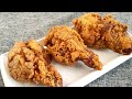 孩子爱吃的炸鸡腿，教你在家做，外酥里嫩，没有一点腥味，真过瘾crispy chicken drumsticks