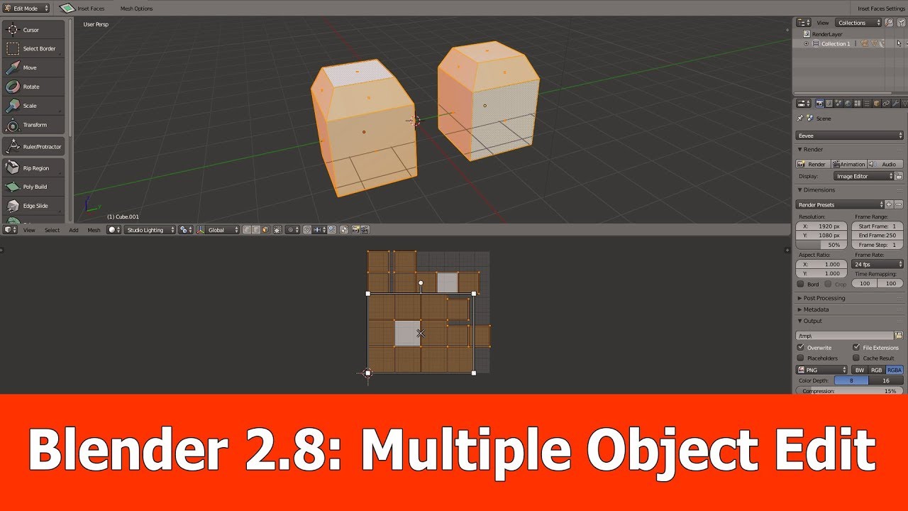 Blender 2 8 New Features Multiple Object Editing Youtube