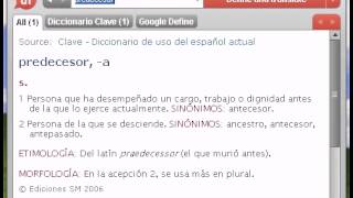 ¿Qué significa predecesor ejemplo?