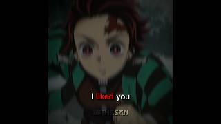 I like you tanjiro-       #kny #fyp #demonslayer #imthesan