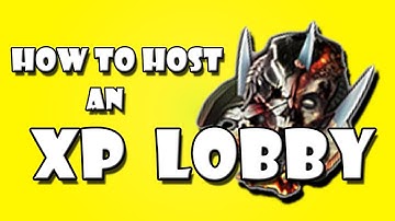 How To Host an XP Lobby (Black Ops 2)