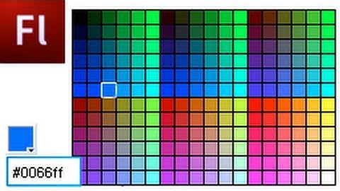 Flash Tutorial: The ColorPicker Component  -HD-
