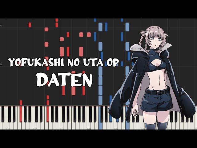 Yofukashi no Uta OP - Daten Guitar Tutorial