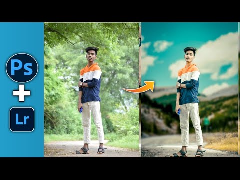 PS Touch Manipulation Tutorial ll how to match background Photo Editing step by step ll Lr mobile