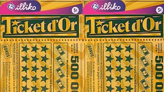 TICKET D'OR !! NOUVEAU JEU À GRATTER FDJ 