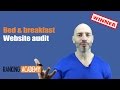Bed and breakfast web site audit