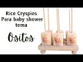 como hacer rice cryspies para babyshower tema osito