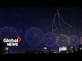 New years 2024 ras al khaimah enters new year with magical drones fireworks and pyro show