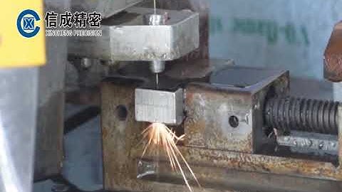 DK-908 EDM Drilling Machine Dilling 0.3mm diameter hole with 15mm depth, 52 second!