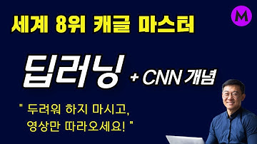 딥러닝 CNN 개념을 1시간만에 완벽하게 이해시켜드립니다ㅣ세계 최고랭킹 8위 캐글 마스터
