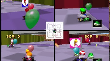 Battle Kart 64 Capture the Flag - Multi flag CTF demonstration.
