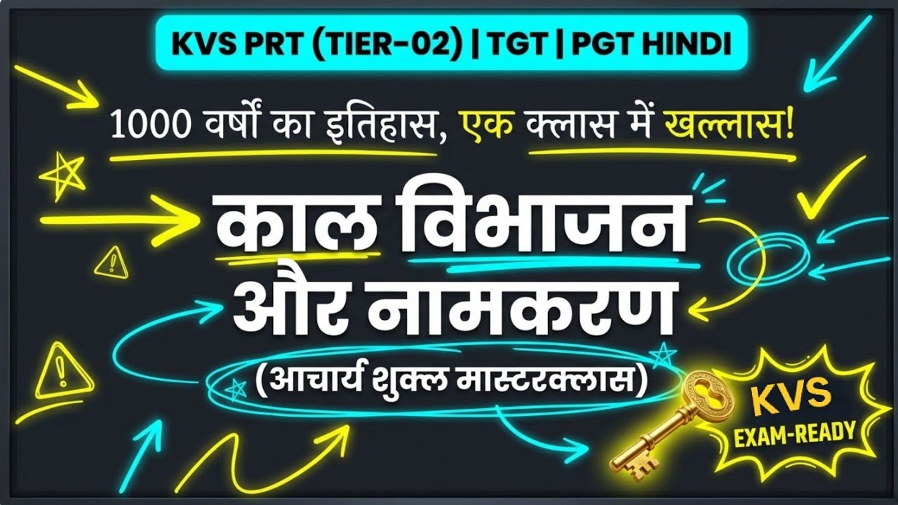 हिंदी साहित्य का इतिहास || CLASS 01 ||  KVS TIER 02 | 2026