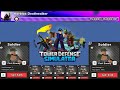 Using 40 soldiers to beat the hunt boss  tower defense simulator