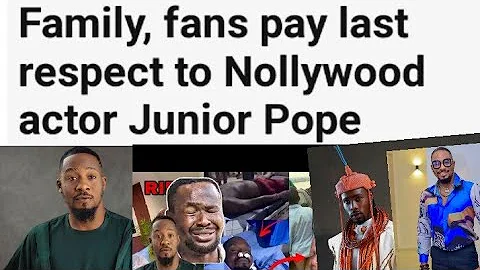 JUNIOR POPE BURIAL!! ZUBBY MICHAEL, DESTINY ETIKO, ANGELA OKORIE, RUBY OJIAKOR, RITA &  YUL EDOCHIE