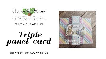 Triple panel card tutorial@createdtheottaway