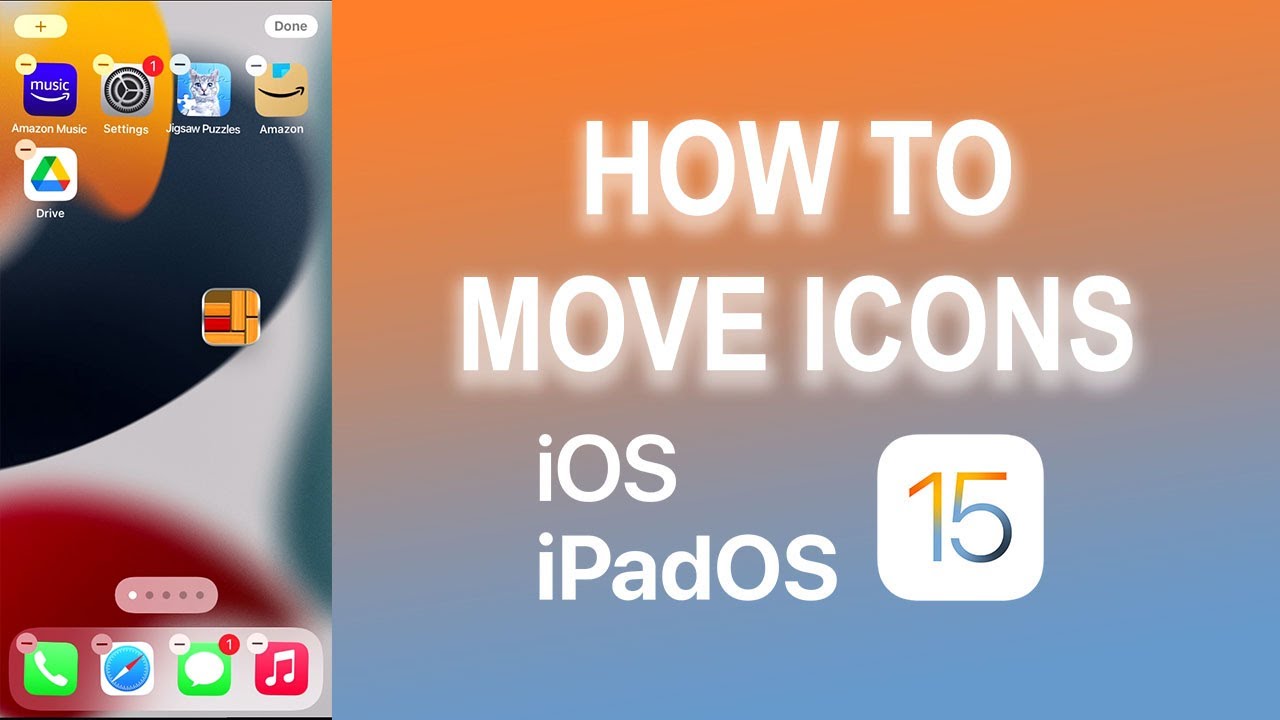 How To Move Icons On IPhone Or IPad YouTube