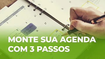 Como fazer uma agenda para se organizar?