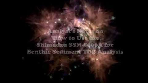 TOC on Sediment Benthic, PC control, Shimadzu SSM-5000A,