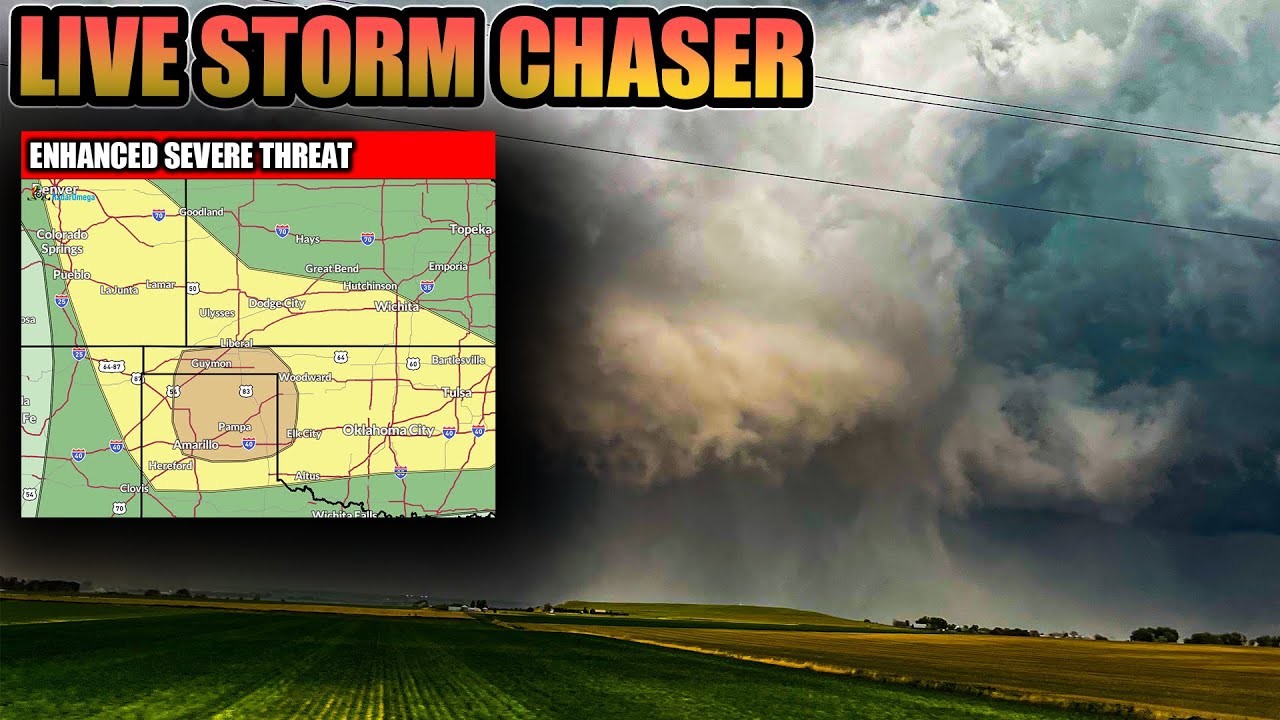 LIVE Storm Chaser: Enhanced Risk For ALL HAZARDS - YouTube