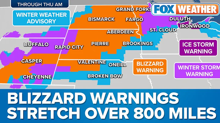 Most Impactful Snowstorm Of The Year Bringing Blizzard Conditions Across Northern Plains