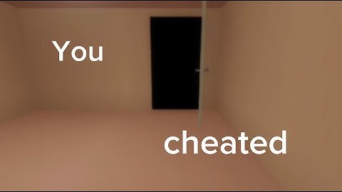 How to get the you cheated ending in the backrooms redacted (Outdated)