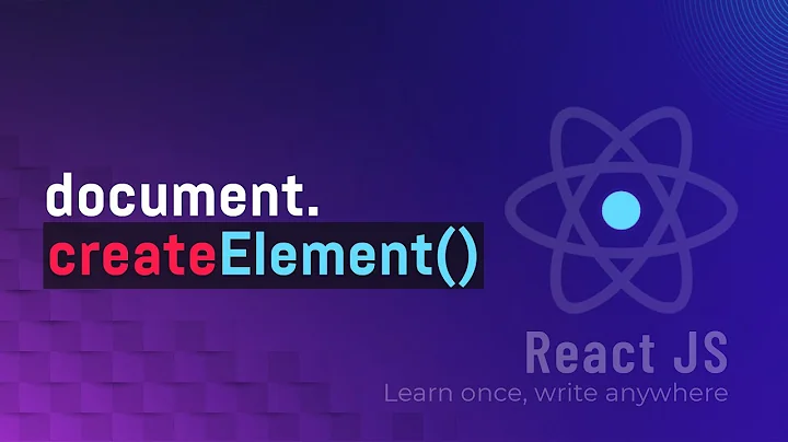 document.createElement() để làm gì?