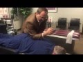 Houston chiropractor dr gregory johnson gets adjusted  turbonated at advanced chiropractic relief