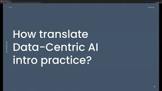 Seattle(0405): Hands-on Data-Centric AI: Data preparation tuning