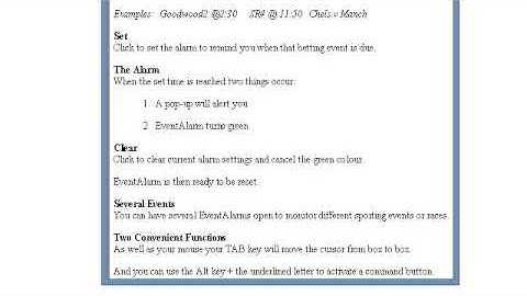 Event Timer FREE Software