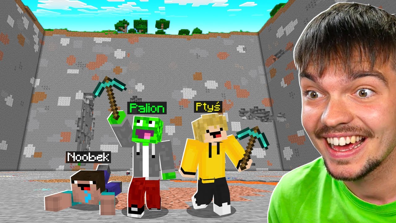 KOPIEMY 1.000.000 BLOKÓW w Minecraft! *niesamowite*