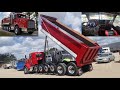 stretched-out kenworth 7 axle super dump truck | review & test drive