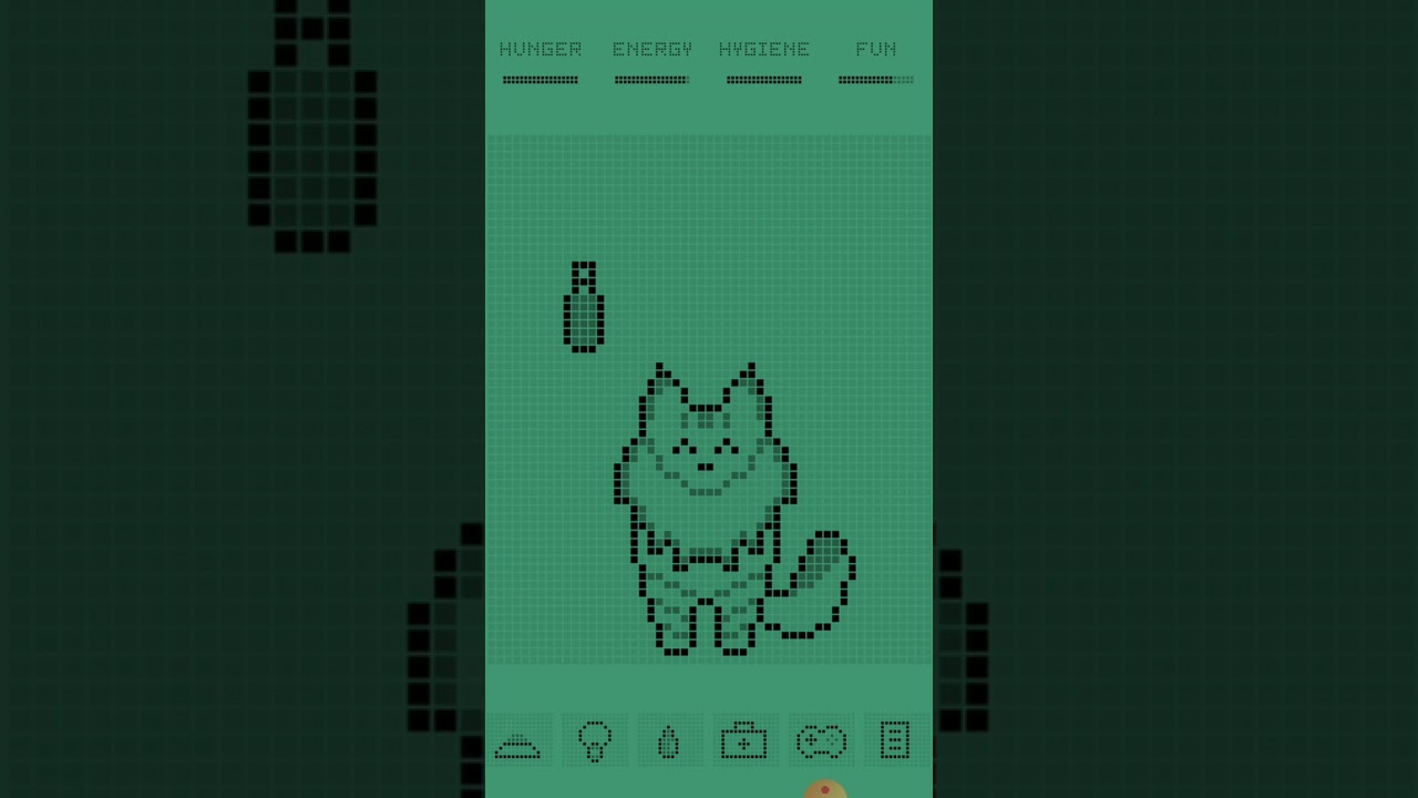 Tamagotchi | catgotchi playing game