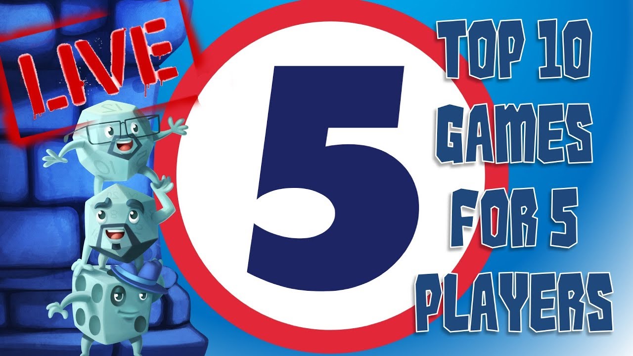 Top 10 Games for 5 Players