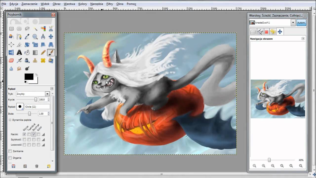 Digital Painting In GIMP Knedel YouTube Digital Painting In GIMP Knedel YouTube