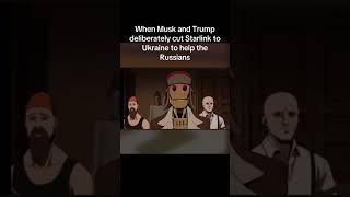 When Musk and Trump deliberately cut Starlink to Ukraine to help the Russians News