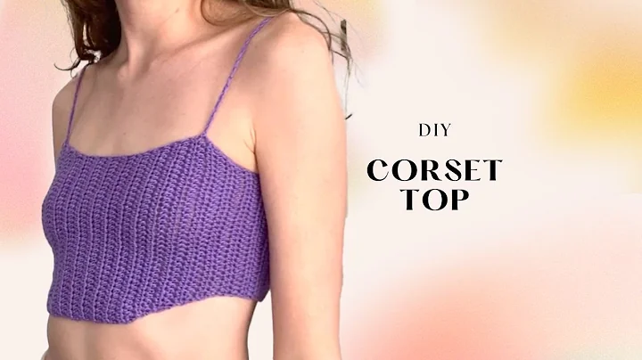 Easy DIY Crochet Corset Top