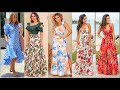 Ideas de diseño de vestidos de verano para mujer | Women Summer Maxi Style Top Trending 2023