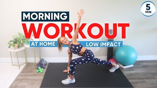 5-Minute Morning Workout at Home (LOW IMPACT)