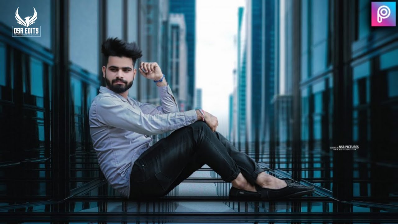 Visual Glass City Picsart editing - best Picsart editing 2020 - DSR EDITS