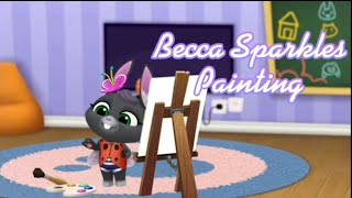 Becca Sparkles Painting