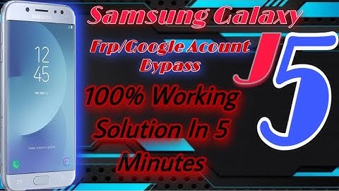 Samsung Galaxy J5(SM-J500H)5.1 Frp Unlock Without Pc New Update 2021 Bypass Google Account Lock