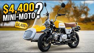 A $4,400 retro mini-moto with a sidecar.