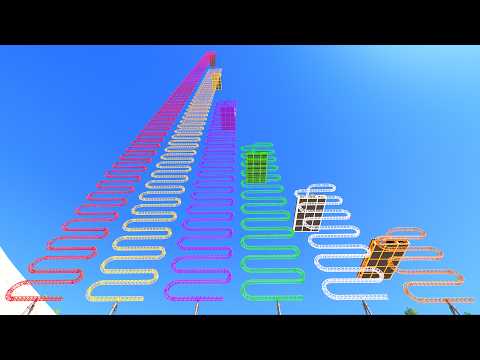 50 vs 1600 FT Snake Down Roller Coaster – Planet Coaster 2