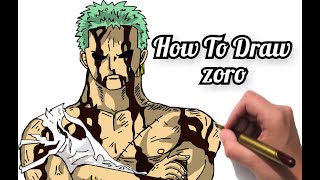 How To Draw Zoro | رسم زورو
