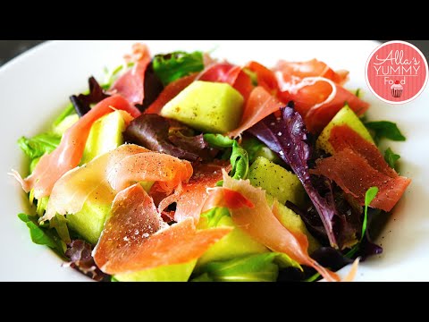 Video: Italiensk Sallad Med Parmaskinka Och Grapefrukt