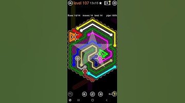 How To Solve Flow Free Hexes Flower Field Pack Level 107 13x15 Walk Through Solution Walkthrough