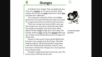 Facts and Figures - Unit 3: Plants - Lesson 4: Oranges